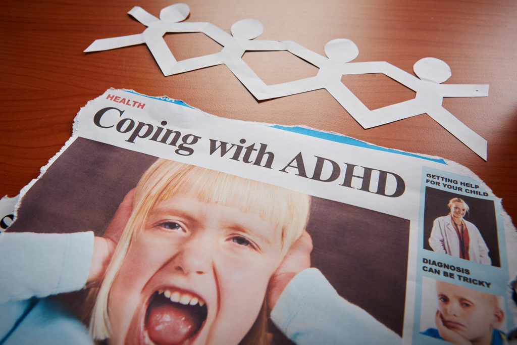 ADHD respresentation of news headline