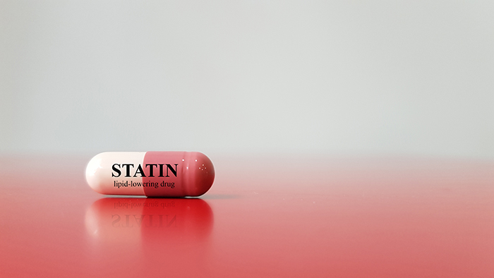 Medication capsule of statin