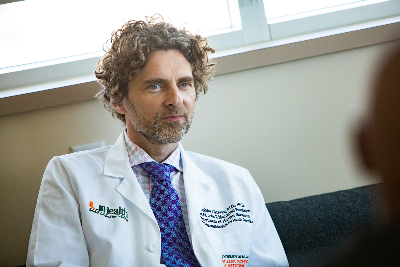 Stephan Zuchner, M.D., Ph.D., a world-renowned geneticist leads the genetics team at UHealth
