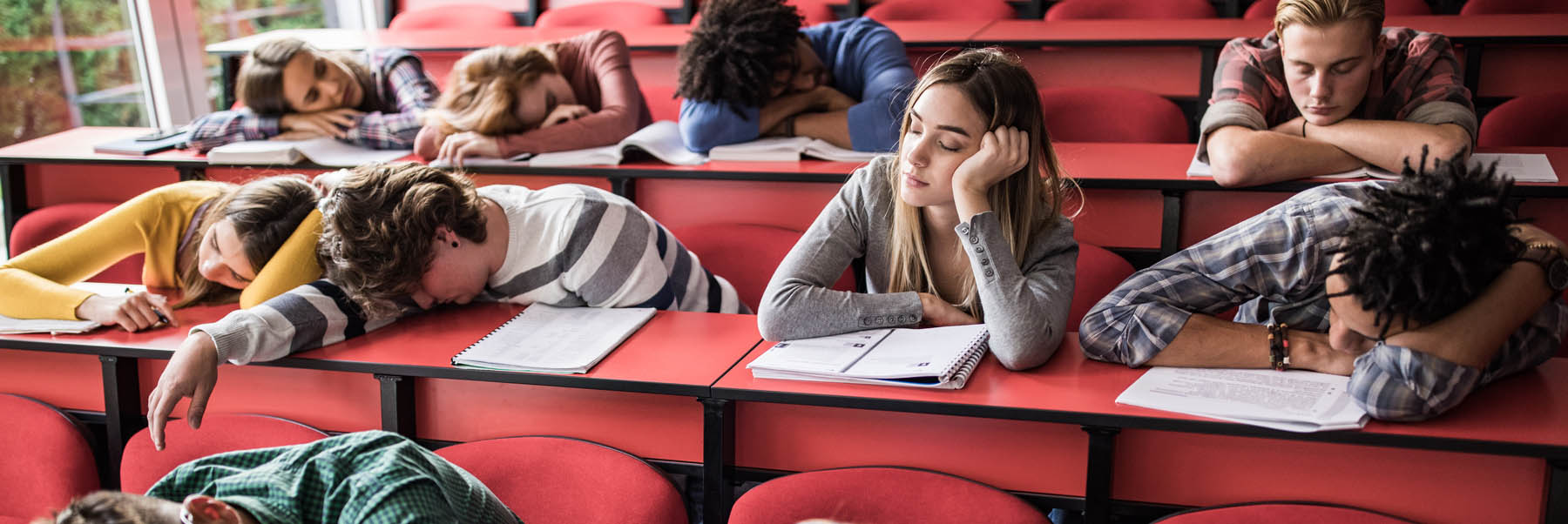 Teens are tired in class because their sleep cycles change during puberty.