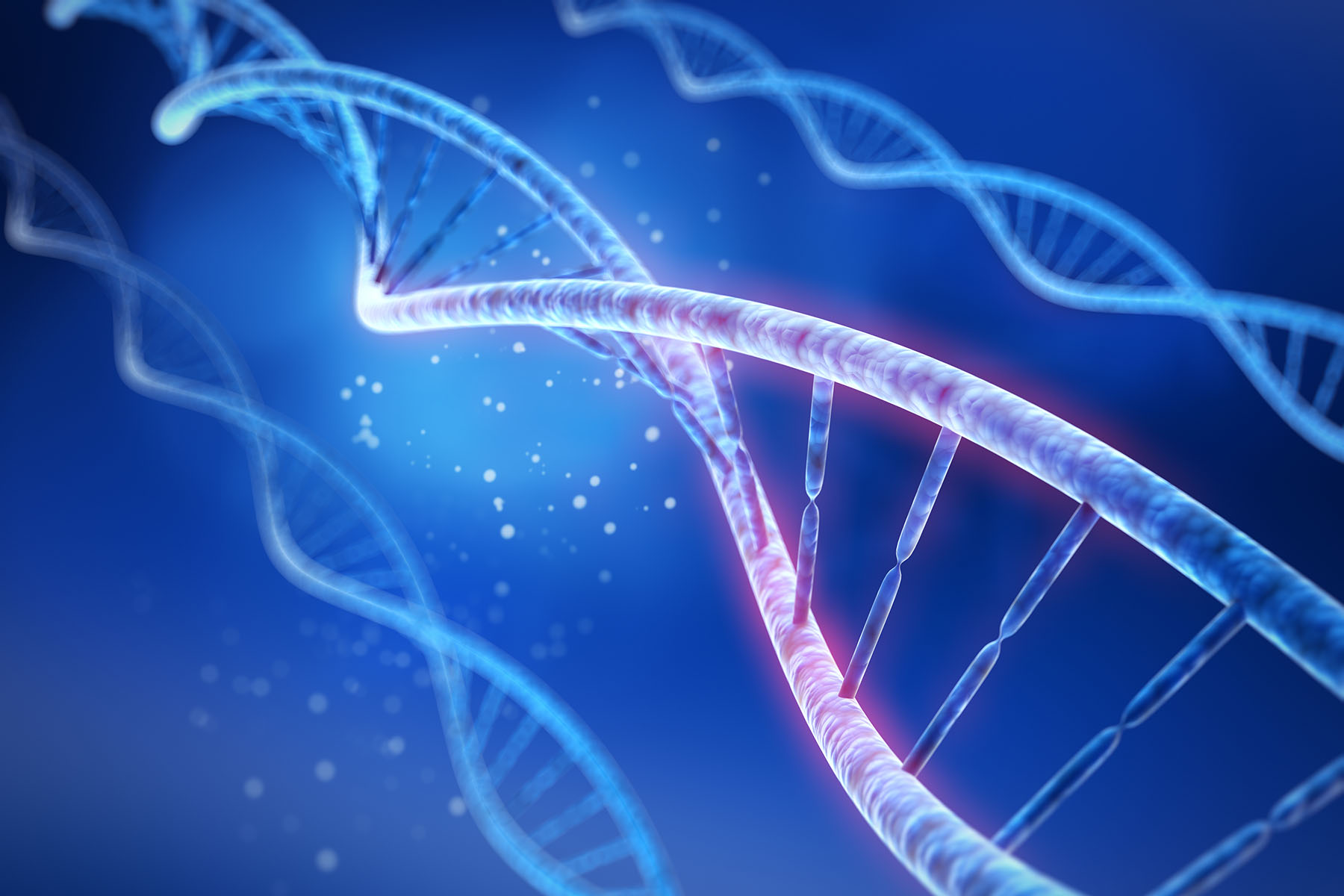 Graphic of DNA sequence