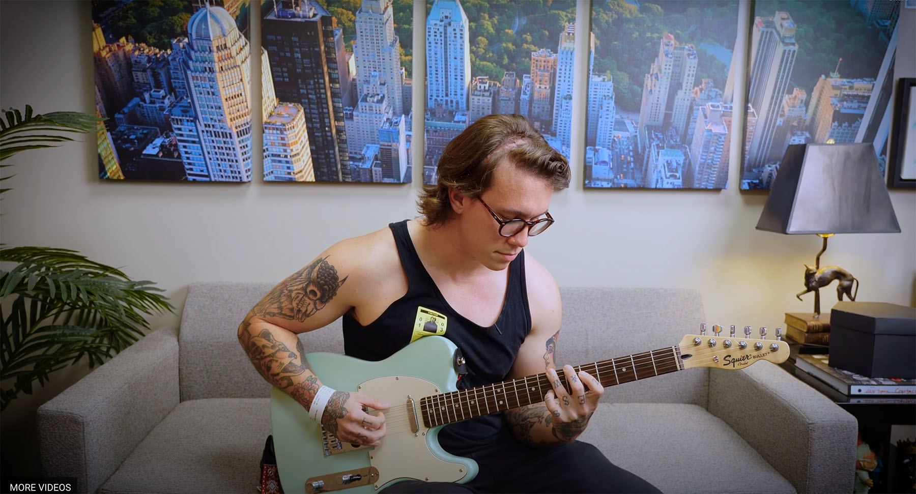 Christian Nolen had a tumor removed from his brain and played guitar during the surgery.