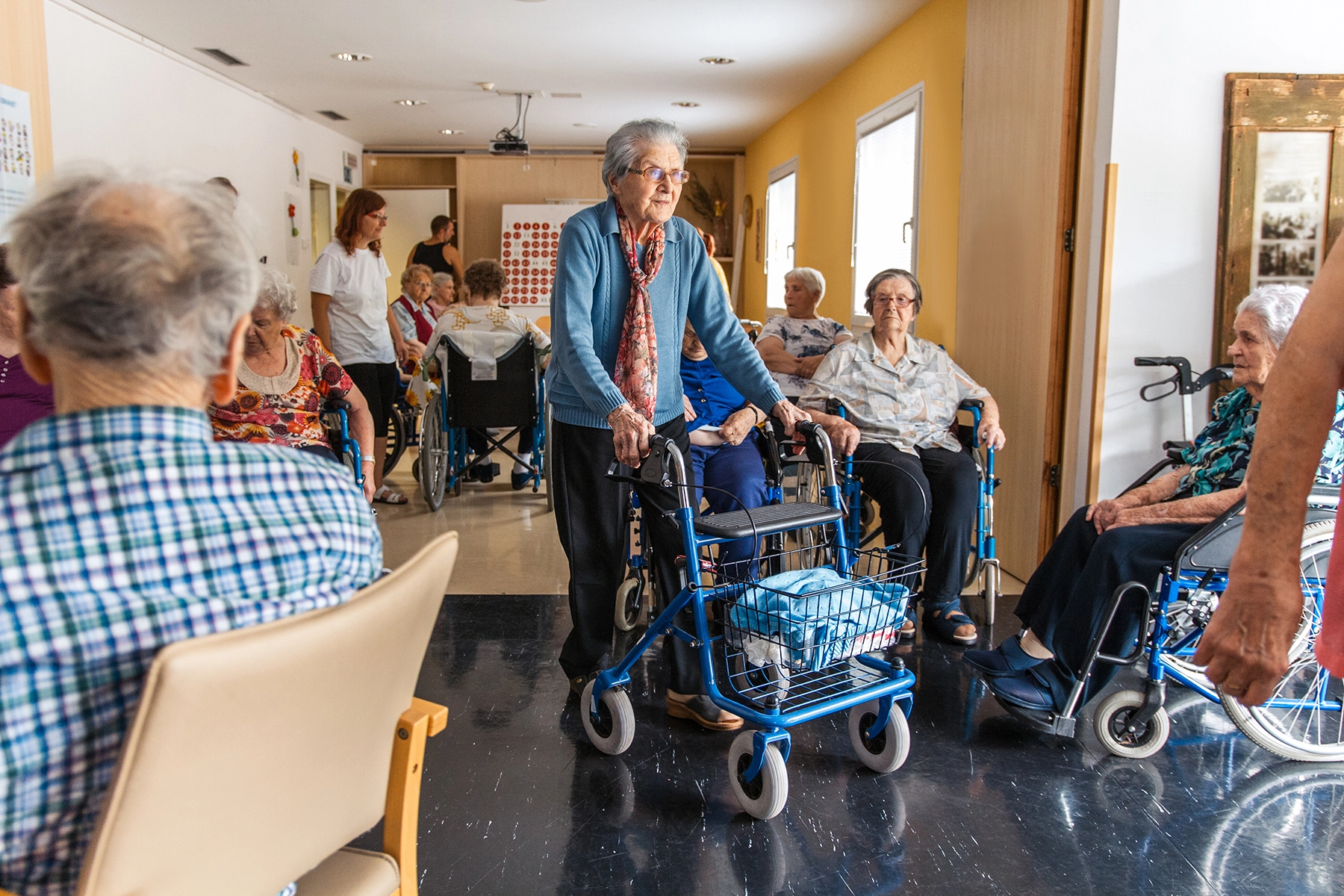 Crowded nursing home