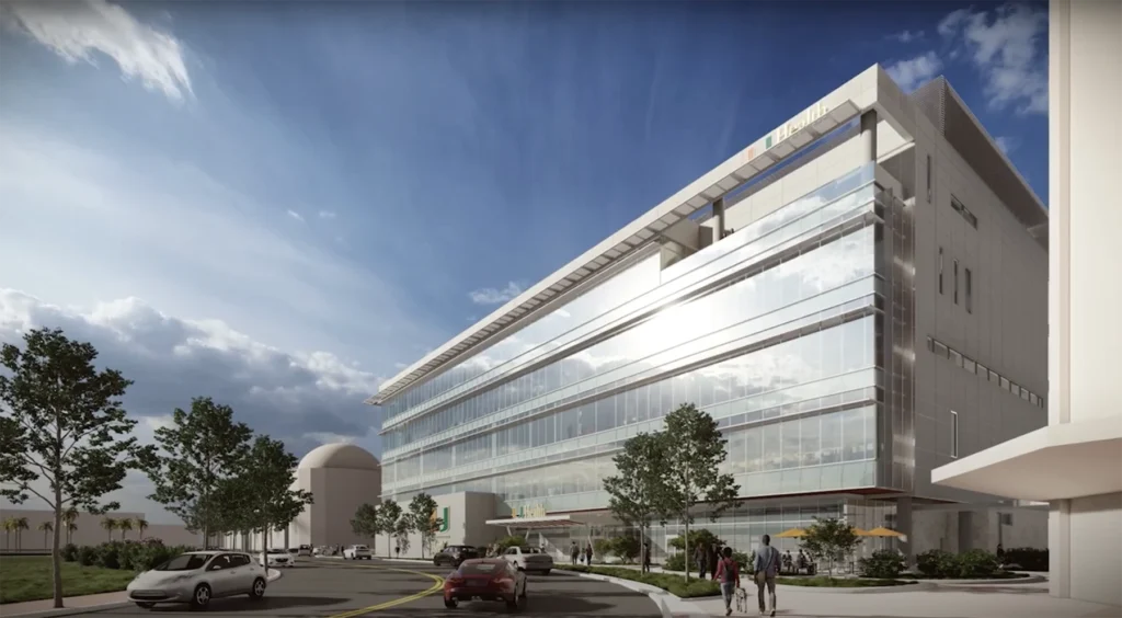 Rendering of new UHealth Doral facility