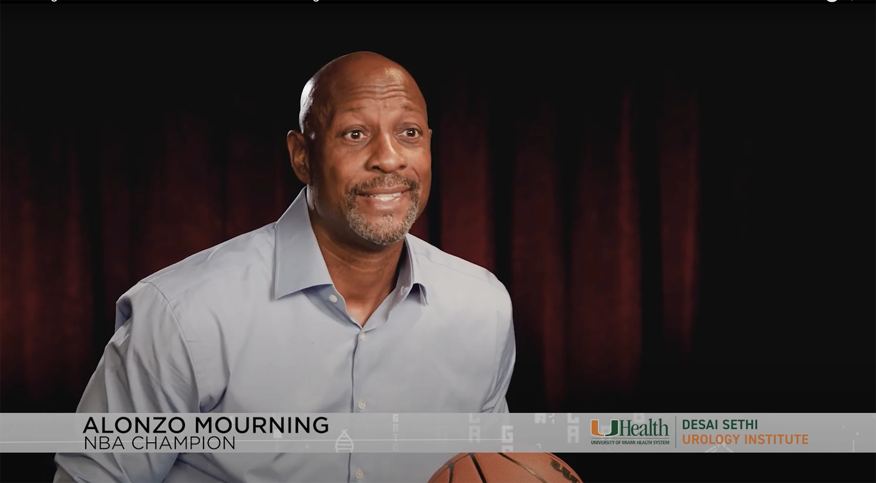 NBA Champ Alonzo Mourning discusses his fight with prostate cancer.