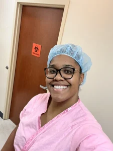 LaShae Rolle, a patient at Sylvester, enrolled in a cancer clinical trial.