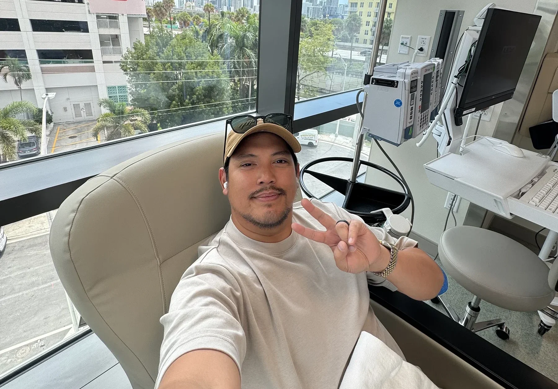 Ringon at doctor's office