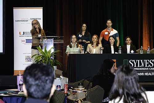 Presenters at the Sylvester Survivorship event in October 2025